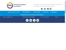 Tablet Screenshot of ffa-int.org